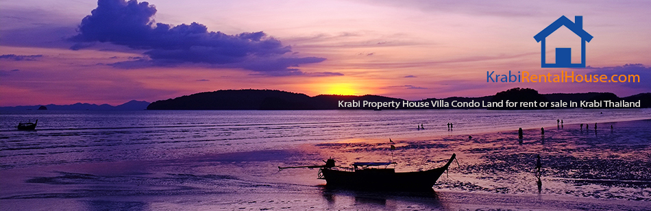 Krabi Property House Villa Condo Land for rent or sale in Krabi Thailand